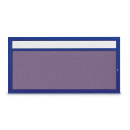 United Visual Products Slim Enclosed Corkboard, 36"x36", Bronze Alum Frame/Black UVEB3636-BRONZE-BLACK